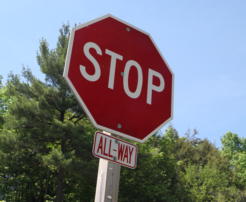 all way stop sign