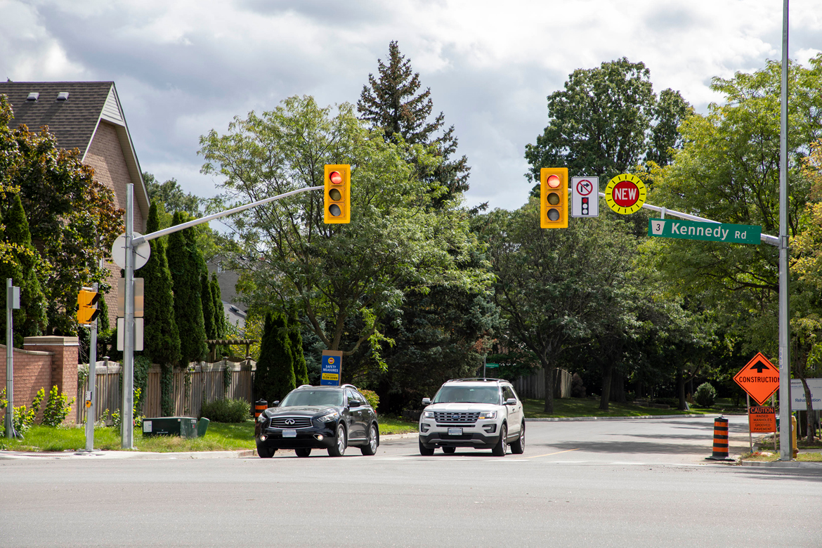 Intersection of Kennedy and The Bridle Trail Intersection of Kennedy and The Bridle Trail