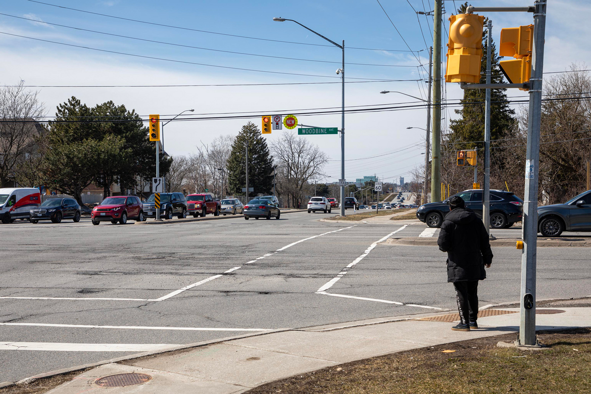 Intersection of 16th Avenue and Woodbine Avenue Intersection of 16th Avenue and Woodbine Avenue