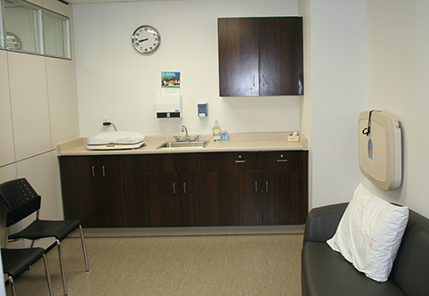 Breastfeeding clinic rooms are private